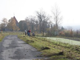 Pflanzaktion Weg zum Sportplatz 2008