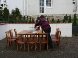 Pflanzaktion Weg zum Sportplatz 2008