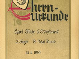 TSV Uehrde Urkunden