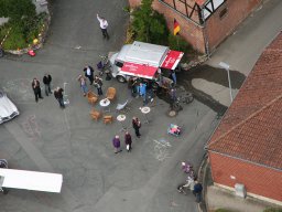 Luftbilder Tag des offenen Dorfes
