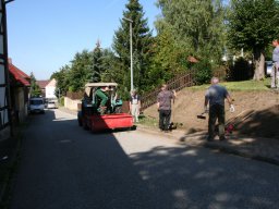 Pflanzaktion Rosenbeet August 2011