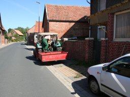 Pflanzaktion Rosenbeet August 2011