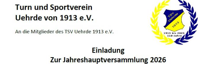 JHV TSV Uehrde 2026