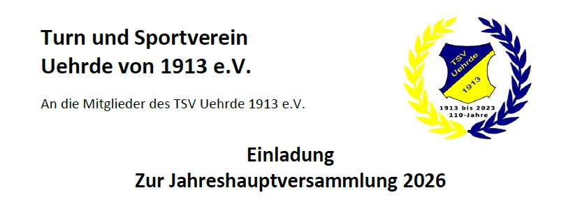 JHV TSV Uehrde 2026