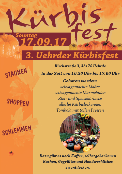 3. Uehrder Kürbisfest 2017