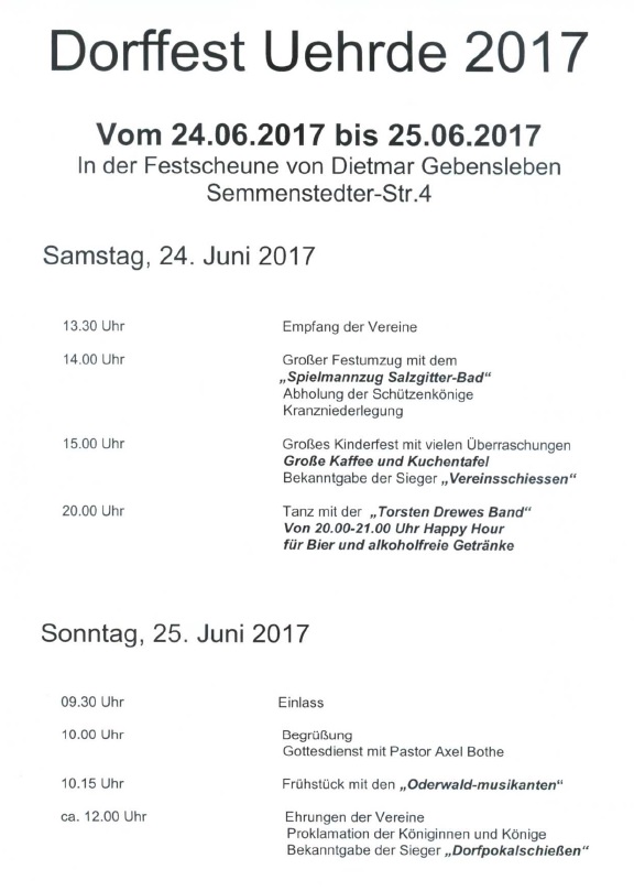 Dorffest 2017